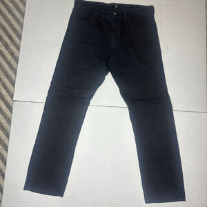 Men's Calvin Klein 34 x 32 Black - Gray Straight Jean Slacks Pants